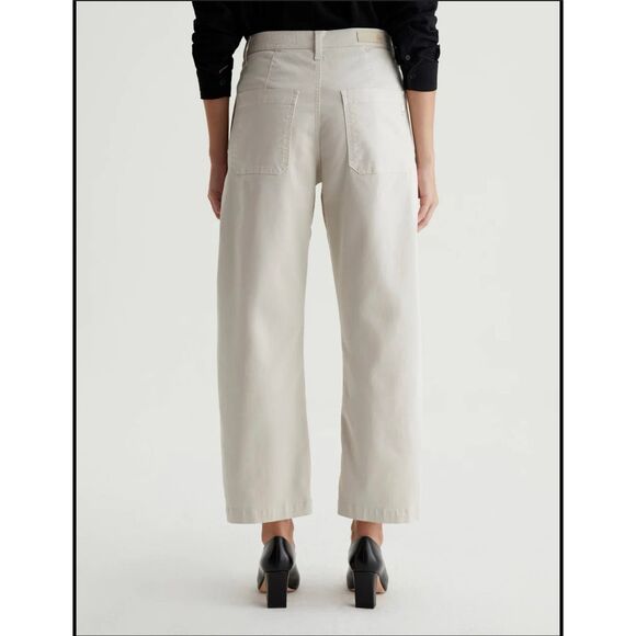 AG Adriano Goldschmied Fiona Green High Rise Barrel Pants Size 26 New - Picture 7 of 7